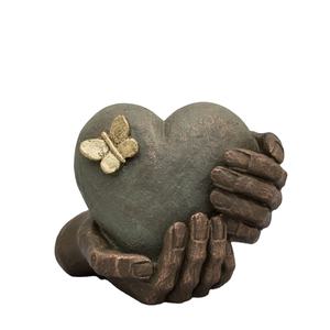 โกศบรรจุอัฐิสำหรับผู้หญิง ทำจากโลหะสีขาวด้าน งานแฮนด์เมด ดีไซน์หรูหราทันสมัย รุ่น Co แบบโบราณ สามารถปรับแต่งความจุได้ ใช้เป็นแจกันตั้งโต๊ะได้ - Product Image 1