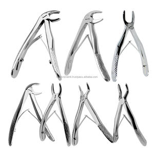 Kit de 7 Piezas de Fórceps para Extracción Dental Pediátrica, Patrón Americano Superior e Inferior, Acero Inoxidable, Autoclavable, Instrumentos Quirúrgicos Duraderos - Product Image 2