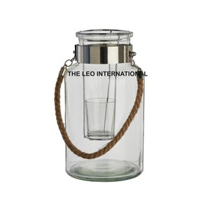 Handmade Designer Luxury Metal <b>Lantern</b> <b>Indoor</b> Outdoor Home Decorative Candlestick Holder Low Price <b>Lighting</b> Accessories Supplies - Product Image 1