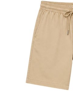 Shorts de bain décontractés pour hommes, couleur beige, séchage rapide, taille élastique avec cordon de serrage, légers, pour la plage et les vacances - Product Image 3