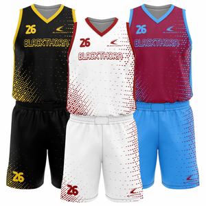 Ensemble de maillot de basket-ball personnalisé respirant antibactérien à séchage rapide 2025 imprimé numériquement taille XS adultes maillot en mesh shorts - Product Image 4