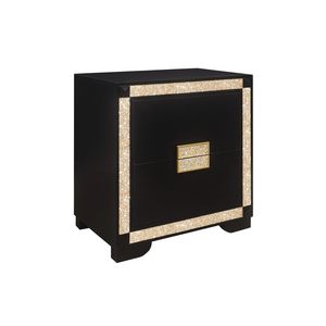 Comodino LIVELY Nero/Oro - Product Image 1