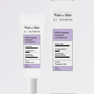 Suero labial con péptidos en frasco de vidrio, K-Beauty coreano, Whatiforskin PDRN Peptide Exosome Lip Essence, hecho en Corea, cuidado de la piel - Product Image 1