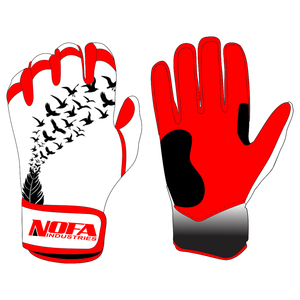 High Performance Leather Baseball Batting Glove Breathable Stretch Fit Left-Handed Buckle Closure Durable Wrist Support - Product Image 2
