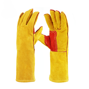 Gants de sécurité pour le soudage, à manchette longue, résistants aux coupures mécaniques, anti-vibrations, antidérapants, anti-chaleur, respirants/confortables - Product Image 1