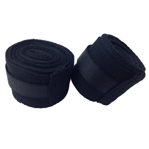 Bandages de poignet élastiques pour Muay Thai, boxe, MMA, kickboxing, entraînement en salle de sport avec logo personnalisé - Product Image 3