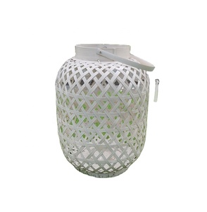 Linterna de bambú multiforma de diseño natural y varios para decoración del hogar y la cocina sala de estar 100% bambú hecho en Vietnam - Product Image 1