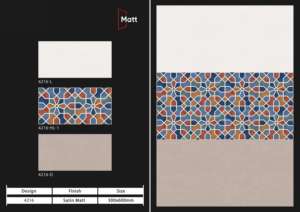 Carreaux de céramique mats résistants aux taches 30x60 cm, adaptés aux applications intérieures dynamiques nécessitant des performances équilibrées et un design minimaliste. - Product Image 2