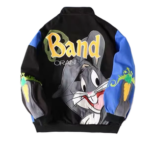 Vestes de course en sergé de coton brodé avec doublure en polyester, vestes de course haut de gamme pour les marques de vêtements, commandes directes d'usine - Product Image 5