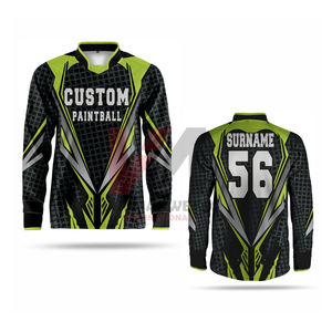 Jersey de Paintball al por Mayor, Fabricante OEM, Tela de Poliéster Ligera con Ajuste Personalizable, Logotipo Personalizado y Transpirable - Product Image 1