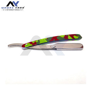 Handheld Barber Razors Shaving Tools Clean Shaves Beard Professional Grooming Salon Shaving Beard Paper Coated <b>Swing</b> Lock Razors - Product Image 5