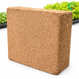 Bloc de fibre de coco 5 kg, écologique, biodégradable, haute capacité d'absorption d'eau, pour jardinage, fabricant exportateur Inde, fournisseur aux États-Unis et au Royaume-Uni - Product Image 1