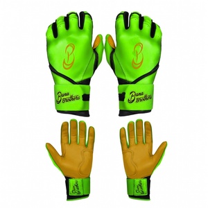 Guantes de Béisbol de Cuero para Niños, Adolescentes y Adultos, Cuatro Tallas, Personalizados, Gruesos, Acolchados, Dedos Completos, para Zurdos - Product Image 2