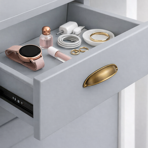 Tiradores y pomos rectangulares contemporáneos de aleación de zinc para muebles de armario y guardarropa - Duraderos, ecológicos, para cocina y sala de estar, fáciles de instalar - Product Image 5