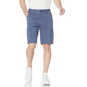 2023 Men's Cotton Cargo Shorts Best Quality Solid Pattern Workout Casual Streetwear Biker Style 100% Cotton Bangladesh Pockets - Product Image 1