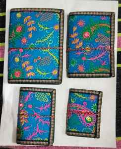Cuadernos de Papel Hechos a Mano con Bordado de Sari, Libretas Artesanales al por Mayor, Papelería Ecológica para Regalo - Product Image 2
