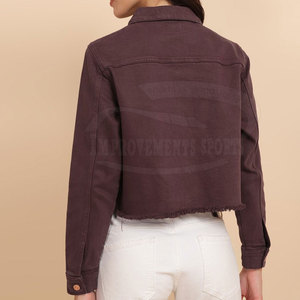 แจ็กเก็ตยีนส์ของผู้หญิงเสื้อแจ็กเก็ตแห้งเร็วออกแบบได้ตามต้องการ - Product Image 3