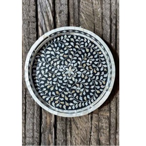 Plateau de service et de rangement en nacre pour la décoration et l'accueil de luxe à la maison – Offre spéciale - Product Image 1