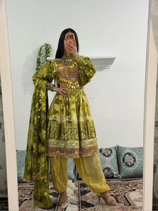 Vestidos Afganos de Alta Calidad, Bordados, Estilo Boho Étnico, Vestidos Casuales Largos para Mujer, Ropa Musulmana Modesta, Venta al Por Mayor Personalizada - Product Image 5