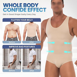 Compression <b>Jumpsuit</b> Unisex High Elastic Antibacterial Breathable Quick Dry Seamless Spandex/Nylon Full Body Sports Romper - Product Image 4