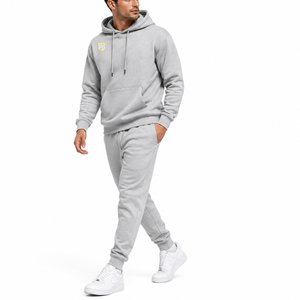 Ensemble de survêtement d'hiver pour homme, respirant et léger, grande taille, vêtements de sport décontractés, survêtement avec logo personnalisé - Product Image 3
