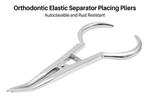 Pince de placement orthodontique dentaire, séparateur élastique, instrument orthodontique professionnel en acier inoxydable - Product Image 4