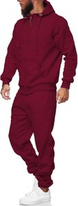 Conjunto de Sudadera con Capucha y Pantalones para Hombre, Chándal de Algodón y Felpa, Conjunto Deportivo Informal de Invierno con Logotipo Personalizado al por Mayor - Product Image 3