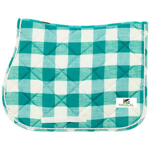 Almohadilla para Silla de Montar de Alta Calidad para Todo Uso, con una exterior de poliéster adornada con un elegante patrón de rayas veraniegas - Product Image 4