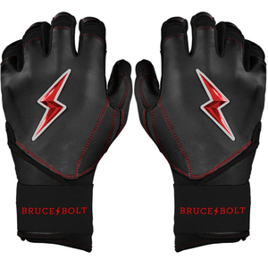 New Professional Premium Quality Anti-Slip Softball Batting Gloves Durable Hand Protection High Grip Leather <b>Hook</b> Loop Closure - Product Image 1