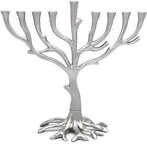 Menorá para uso en el culto judío, sinagoga, templo, hogar, villas, iluminación de mesa, uso decorativo, candelabro de Hanukkah. - Product Image 6
