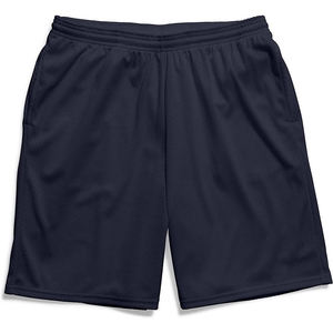 Shorts de basketball classiques en mesh pour hommes, gris marine, taille élastique, respirants, légers, vente en gros, OEM, shorts de jogging personnalisés pour hommes - Product Image 5
