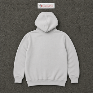 เสื้อฮู้ดดี้สีเงินขนาดใหญ่พิเศษ พิมพ์ลายตัวอักษรและเงินซ้อนกัน สไตล์สตรีทแวร์ สำหรับผู้ชาย ขายส่ง ทรงพอดีตัว - Product Image 6