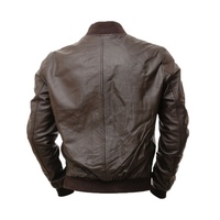 Vestes de sport personnalisées pour hommes pour le printemps automne hiver bombardier décontracté à manches longues en peau de vache col montant fermeture éclair couleur unie multiples