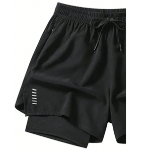 Shorts Vibrantes de Color Amarillo Intenso Pantalones Cortos Casuales para Hombre de Lona Transpirable de Alta Calidad, de Secado Rápido y con Máximo Flujo de Aire - Product Image 6