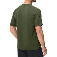 T-shirt pour homme 100% polyester respirant et durable, coupe classique, col rond, manches courtes, qualité supérieure, personnalisable avec logo, vente en gros