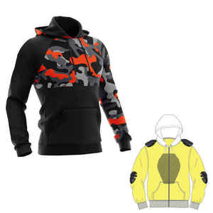 Sweat-shirt de moto renforcé et protecteur avec impression par sublimation, unisexe, respirant, équipement de sécurité pour motards - Product Image 1