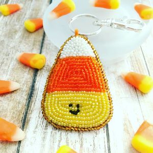Premium Quality Seed Beaded Keychain Handcrafted <b>Key</b> Holder For <b>Keys</b> Bags Pendant Designer Bag Charm Trendy Fashion <b>Key</b> Ring - Product Image 1