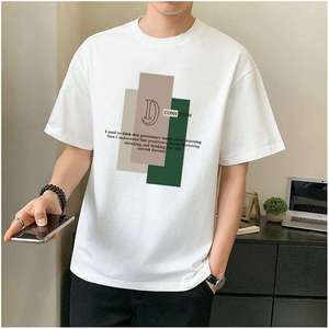 เสื้อยืดผู้ชายผ้าฝ้าย 180 กรัม พิมพ์ลายการ์ตูน  รักษ์โลก ระบายอากาศดี แขนสั้น - Product Image 2