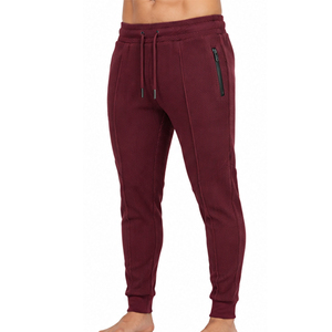 Pantalon de jogging texturé en maille gaufrée douce pour homme, coupe ajustée, décontracté, taille élastique avec cordon de serrage, confortable pour le quotidien, personnalisable - Product Image 3
