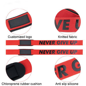 Correas de Neopreno Elásticas Ajustables Ligeras Antideslizantes para Entrenamiento de Fuerza y Culturismo Crossfit, Figura 8 - Product Image 2