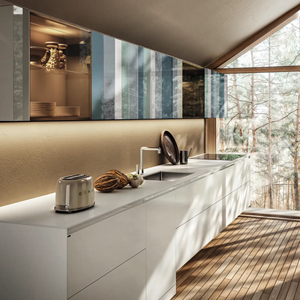 ตู้ครัวฐาน MDF รุ่นขายดีที่สุดของ JY Project ดีไซน์ปรับปรุงใหม่พร้อมอ่างล้างจาน วัสดุไม้ ผลิตจากโรงงานโดยตรงในเวียดนาม - Product Image 4