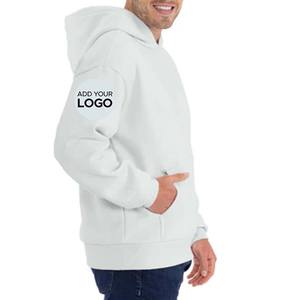 Sweat à capuche confortable pour adulte, 80% coton/20% polyester, fil ring-spun. Sweat-shirt à capuche en polaire de poids moyen 7,8 oz - Product Image 6