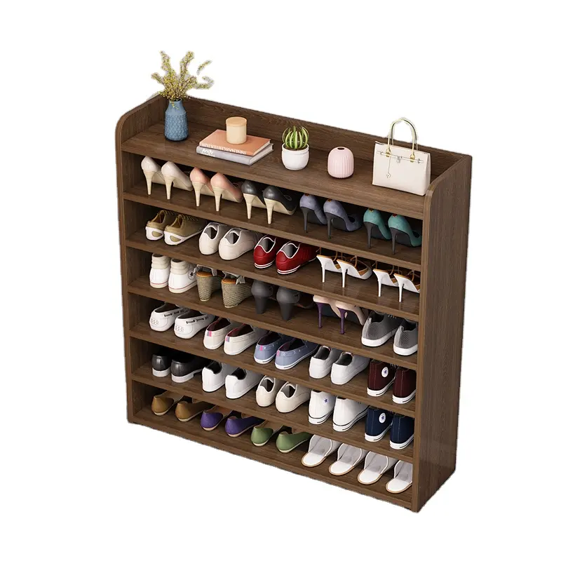 Indoor Furniture Shoe Tall Storage Cabinet Bench With Multilayer Moderrn Design Wooden Shoe Cabinet