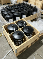 Bidons de Raffinage Robustes de 34,5 kg et Conteneur en Acier Scellé à Protection Maximale pour Travaux Miniers