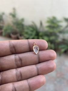 Colgante de Plata de Ley Hecho a Mano con Cristal Natural Rosa, Cabujón Tallado en Forma de Corazones, Gema Religiosa para Fiesta - Product Image 2