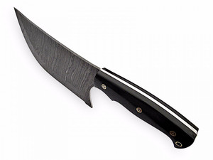 Couteau de chef Santoku en acier Damas 6-7,9 pouces, forgé à la main, manche en bois, ambidextre, extra-affûté, finition mate pour usage en cuisine - Product Image 4