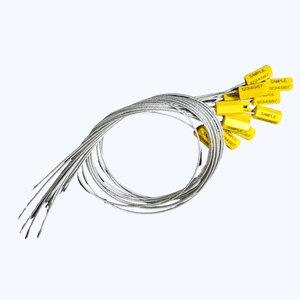 Sceau de sécurité anti-effraction en plastique ABS et fil de fer galvanisé à longueur réglable pour camions, citernes et remorques - Product Image 2