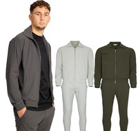 Chándal de la Mejor Calidad Antipilling en 10 Colores, 2026, Informal para Correr, en Tonos Mocha, Marrón, Gris, Azul Marino, Negro, Plateado y Oliva