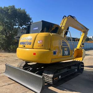 EXCAVATRICE KOMATSU 7TON d'occasion Petite pelle sur chenilles PC70-8 avec composants du noyau de la pompe à godet à cylindre hydraulique Yuken/KYB - Product Image 1