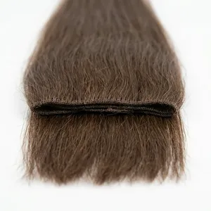 100% Remy Weft Straight Highlighted Full Lace <b>Wig</b> <b>Long</b> Chocolate Brown Hair Natural Wave Texture Human Weft Customizable Hair - Product Image 4
